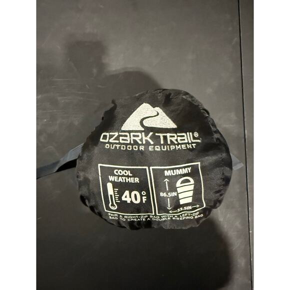 Ozark Trail 50°F Warm Weather Sleeping Bag – Green – 86.5” x 33” - Picture 4 of 8